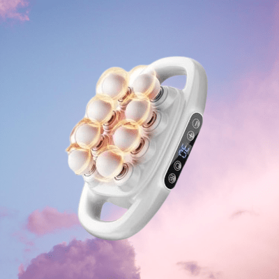 Appareil massage - High - FrequencyBodyMassage™ - Blanc 8 têtes - Liftemagic