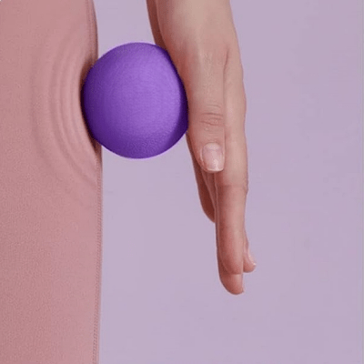 Boule de Massage - PeanutMassageBall™ - Mauve - Liftemagic