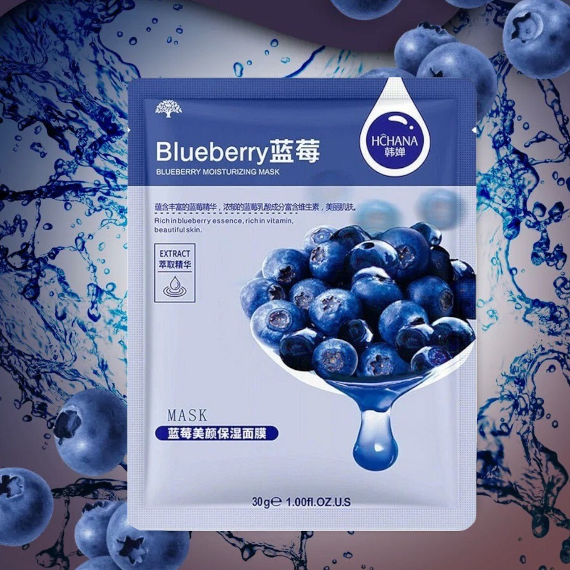 Masque Facial - GlowSkinSheet™ - Myrtille - Liftemagic