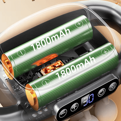 Appareil massage - High - FrequencyBodyMassage™ - Blanc 8 têtes - Liftemagic
