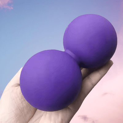 Boule de Massage - PeanutMassageBall™ - Mauve - Liftemagic