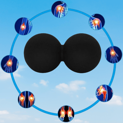 Boule de Massage - PeanutMassageBall™ - Noir - Liftemagic