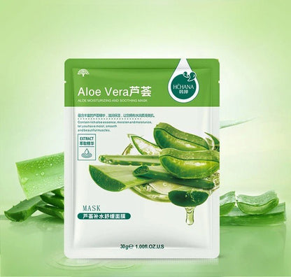 Masque Facial - GlowSkinSheet™ - Aloe Vera - Liftemagic