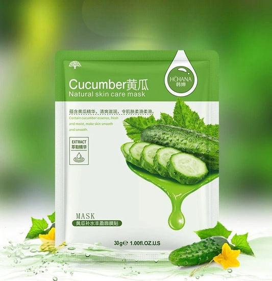 Masque Facial - GlowSkinSheet™ - Concombre - Liftemagic