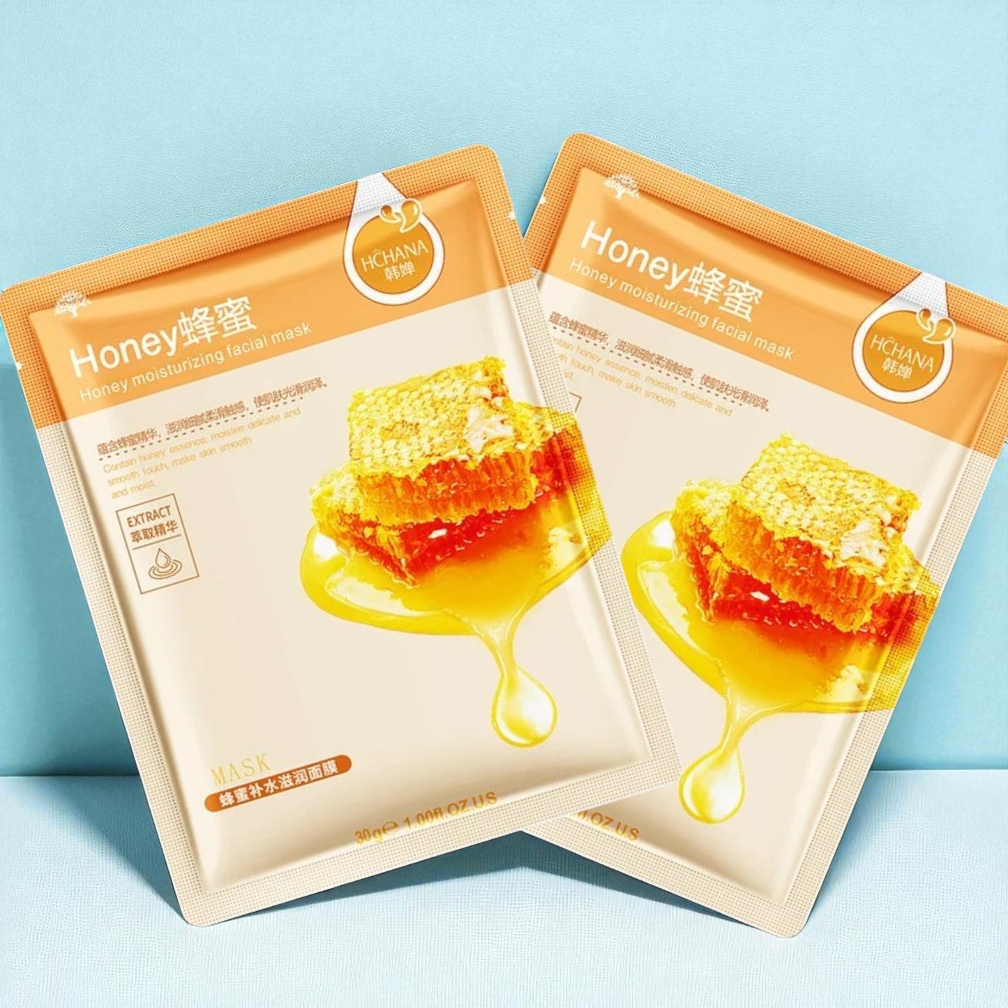 Masque Facial - GlowSkinSheet™ - Miel - Liftemagic